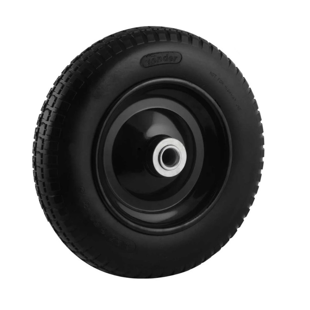 Roda Completa para Carrinho de Mão Vonder 350×8 mm Pneu Maciço