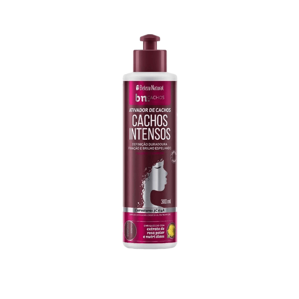 Ativador de Cachos Beleza Natural Cachos Intensos 300ml em Oferta na Shopee