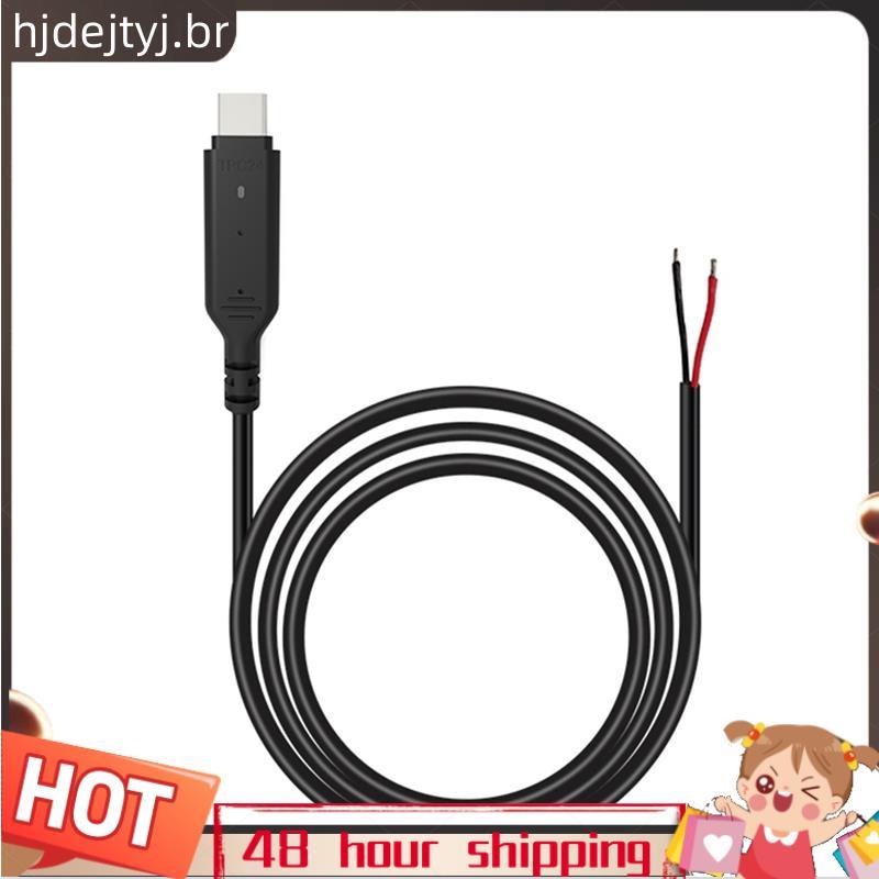 USB Tipo-C Macho Fêmea Plug Fonte De Alimentação Carregador Conector Cabo De Reparo Soldagem Fio