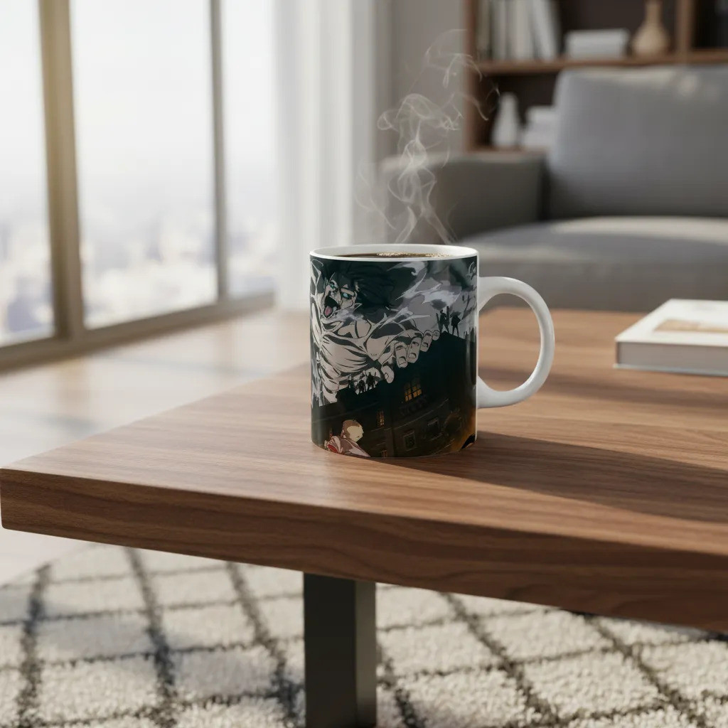Caneca Shingeki No Kyojin Attack On Titan Branco Shingeki No Kyojin2