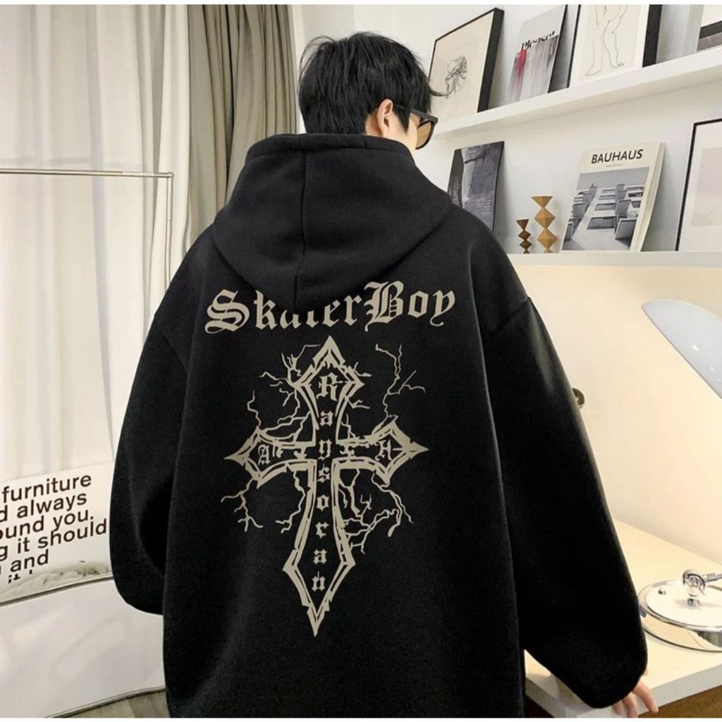 Moletom Premium Masculino Feminino Peluciado Confortável Com Capuz Skater Boy Unissex Streetwear Flanelado Blusa de Frio