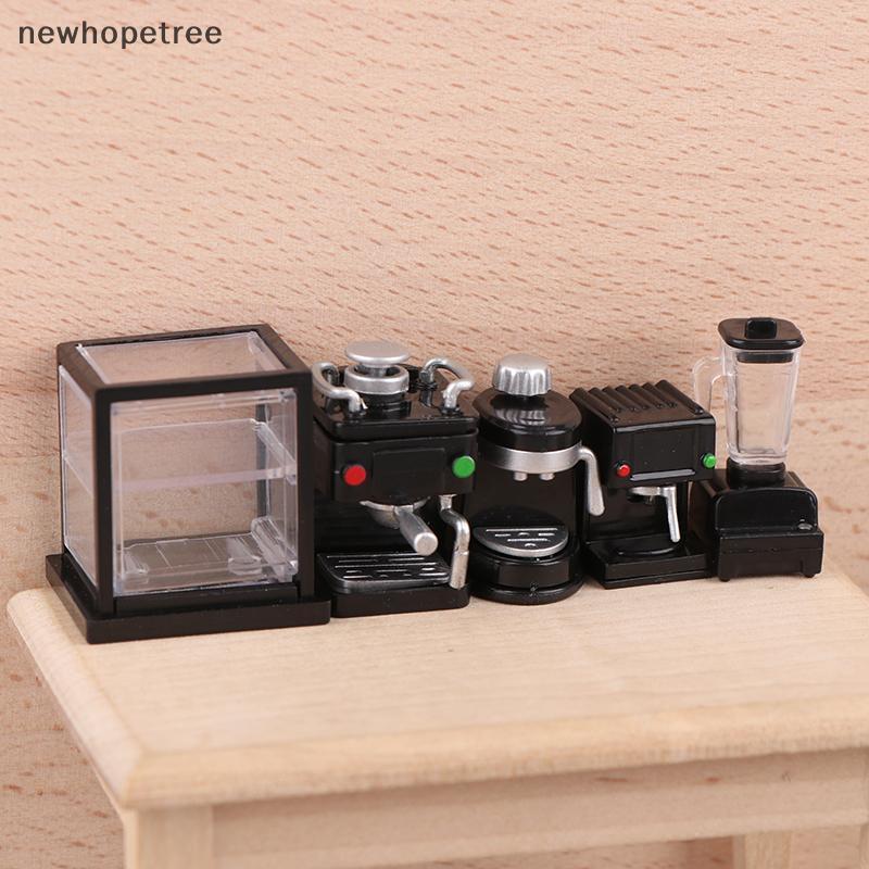 1pc Mini Casa De Bonecas Móveis Em Miniatura Cafeteira Xícara De Café Prateleira De Armazenamento Simulação Decoração De