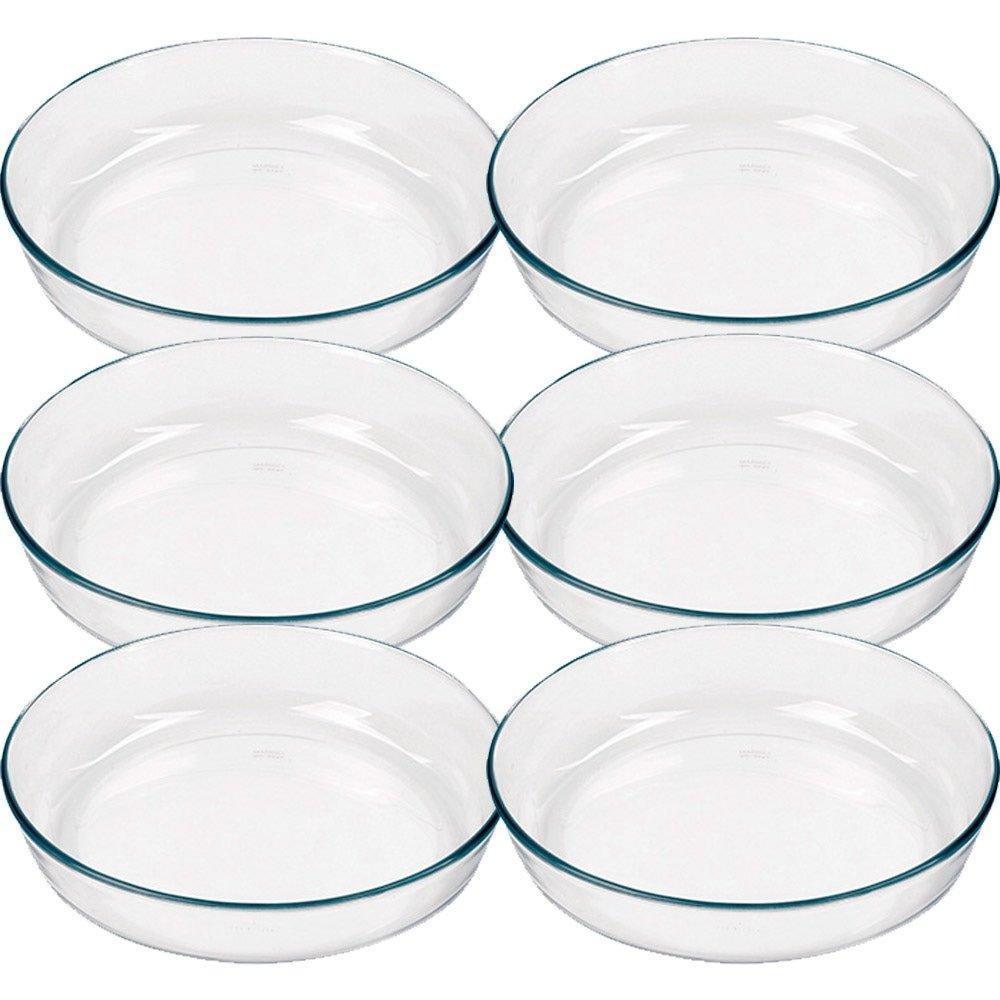 Conjunto de Assadeiras Marinex Redonda 2,4 Litros Tamanho Único 6 Peças