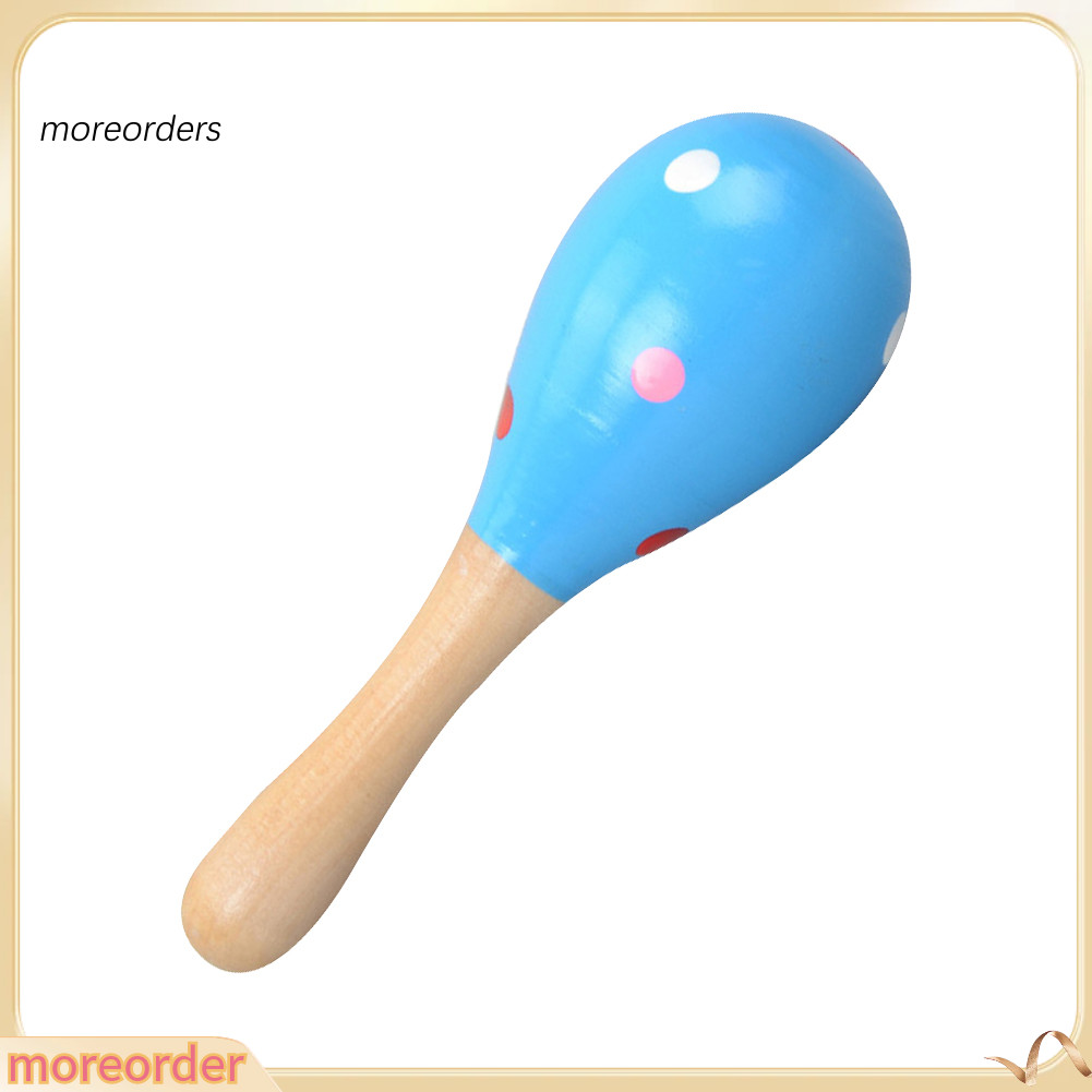 Maisordens | Martelo De Areia Colorido De Madeira Anéis De Mão Maraca Educacional Crianças Brinquedo Do Bebê