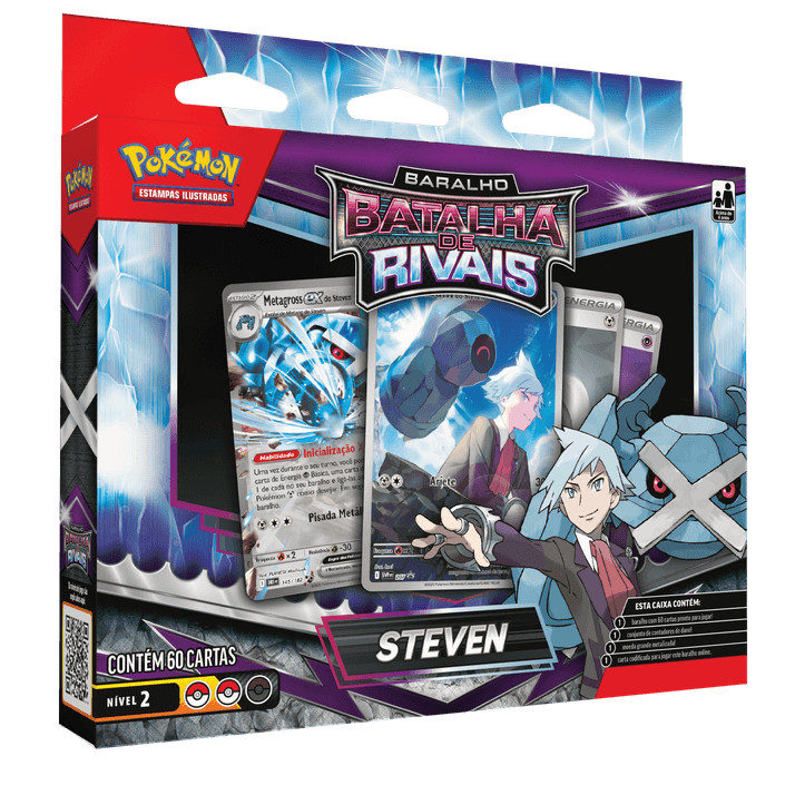 Deck Pokémon Batalha Rivais Steven