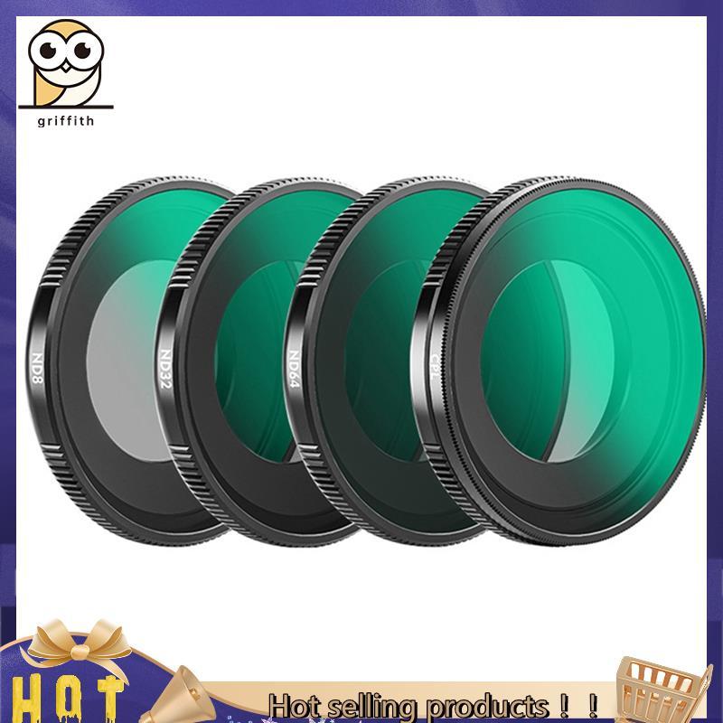 Conjunto De Filtros De Densidade Neutra (CPL) ND8/32/64 Para Lente De Câmera Go Ultra Acessórios De Proteção De Vidro Óp