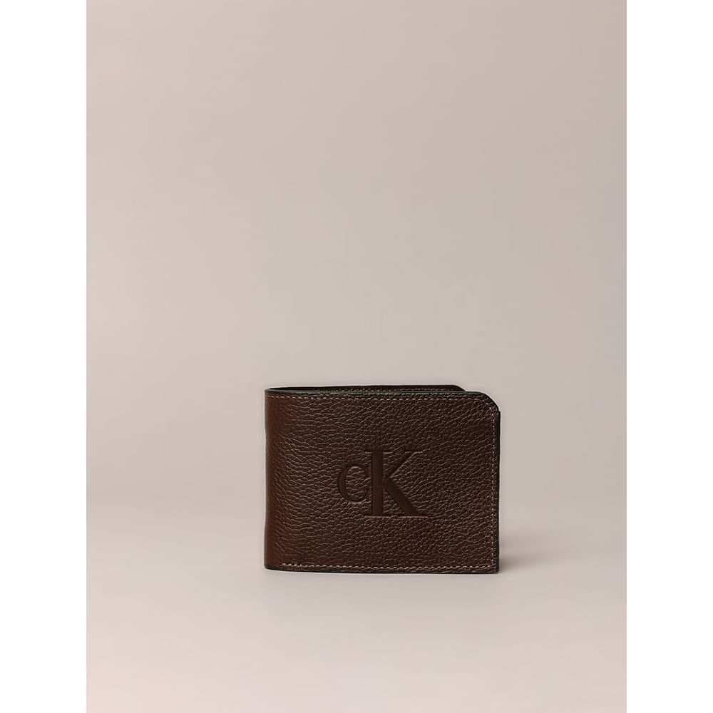 Carteira Calvin Klein Jeans Queima Ck - Cafe