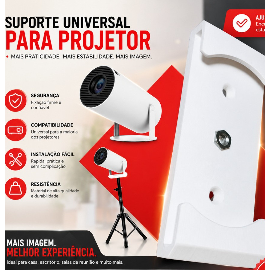 Suporte do Projetor HY300 Salange e MagCubic para teto e parede