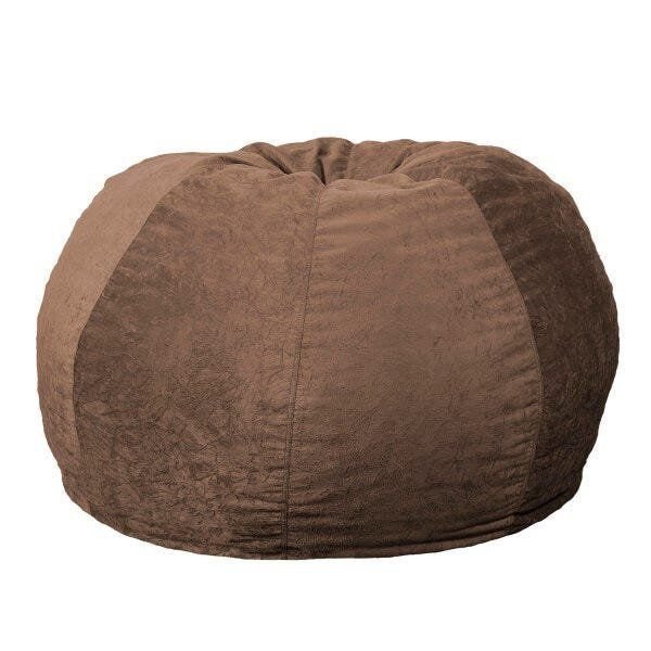 Puff Maçã 120cmx115cmx95cm Confort Móveis Marrom Espresso Marrom Claro