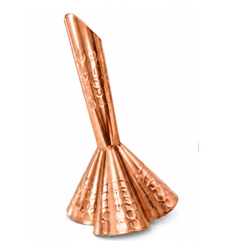 Adja De Cobre Simples De Três Bocas - Umbanda E Candomblé