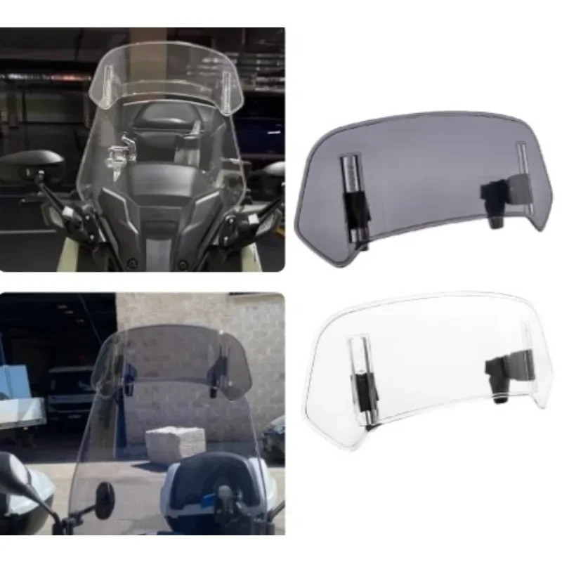 Extensor de Para-brisa de Motocicleta, Spoiler Defletor Ajustável para HONDA CB400X CB500X NT1100 XL750 Transalp ADV 150