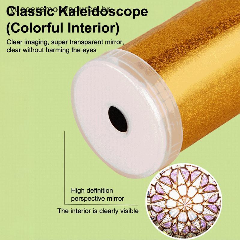 # yuece Kit Caleidoscópio Rotativo DIY Engraçado Clássico Brinquedo Experimento Científico Brinquedos Educativos Para Cr