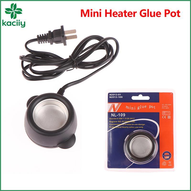 Mini Pote De Cola Para Aquecedor De Cera Derrete Elétrico Barra Stis Beads Selo De Derretimento Ferramenta De Forno Fogã