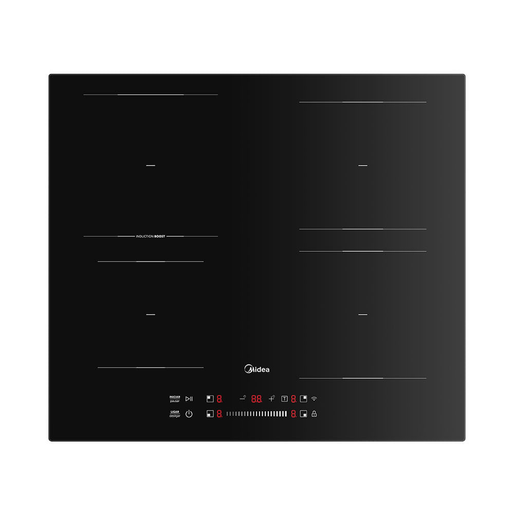 Cooktop 4 Bocas de Indução E3 Even Pro Midea