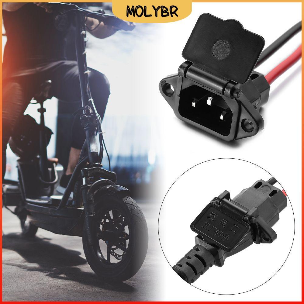MOLYBR 1/2/5pcs Carro Elétrico Conector Plugue De Carregamento De Alta Qualidade Três Peças Verticais Para Veículos Elét
