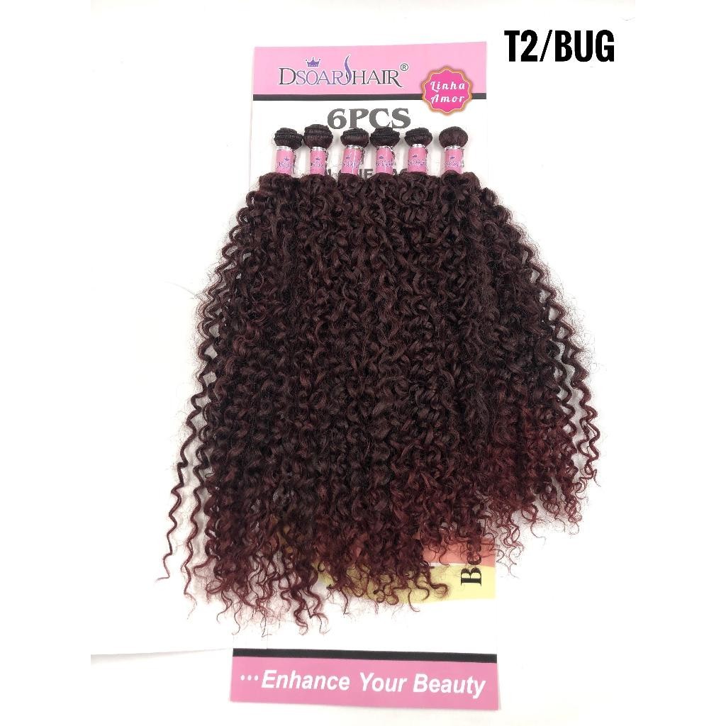 KIT 2 pacotes BELEZURA bio orgânico cacheado com 6 telas 300 gramas Fibra Importada