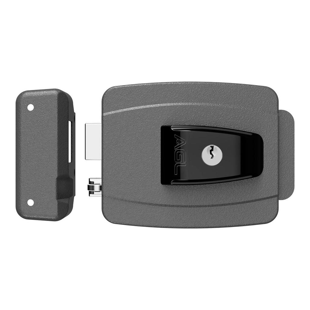 Fechadura Elétrica AGL Cinza 127V Grande