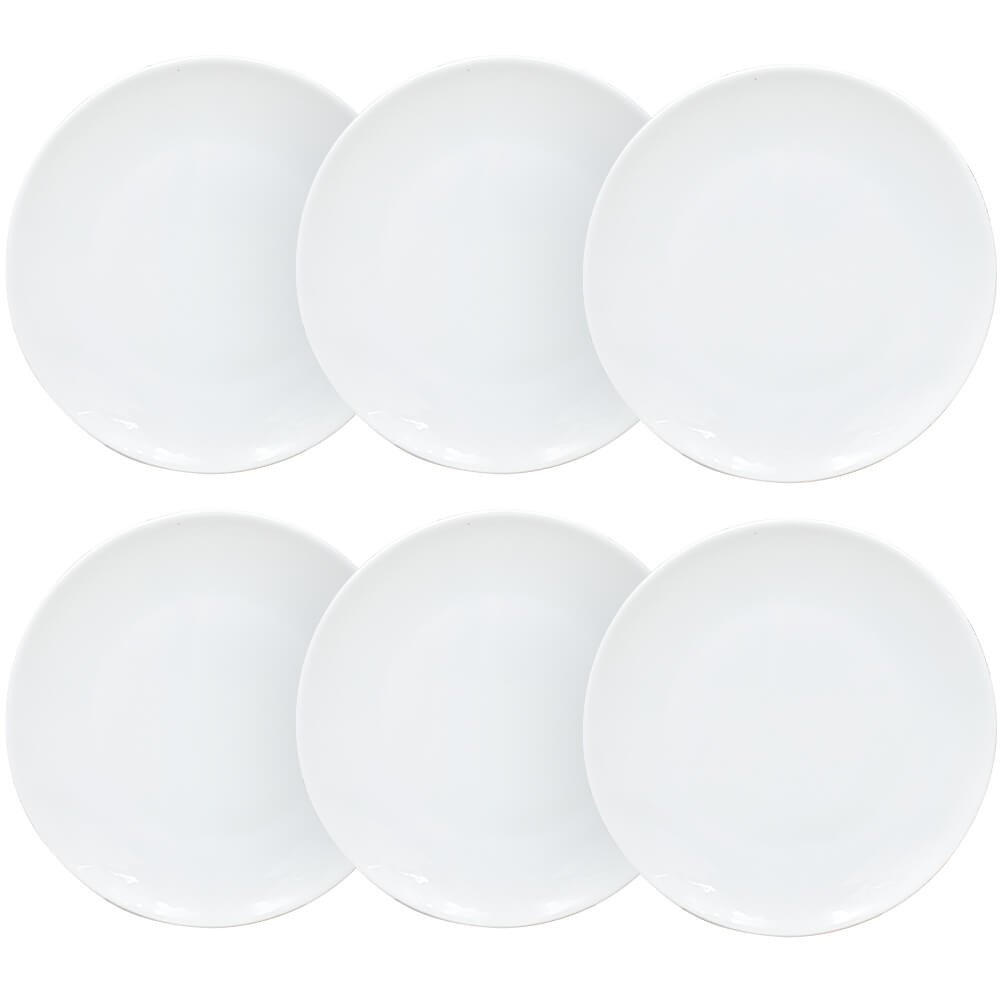 Jogo de Pratos de Sobremesa em Opaline 6 peças - Hauskraft em Oferta na Shopee