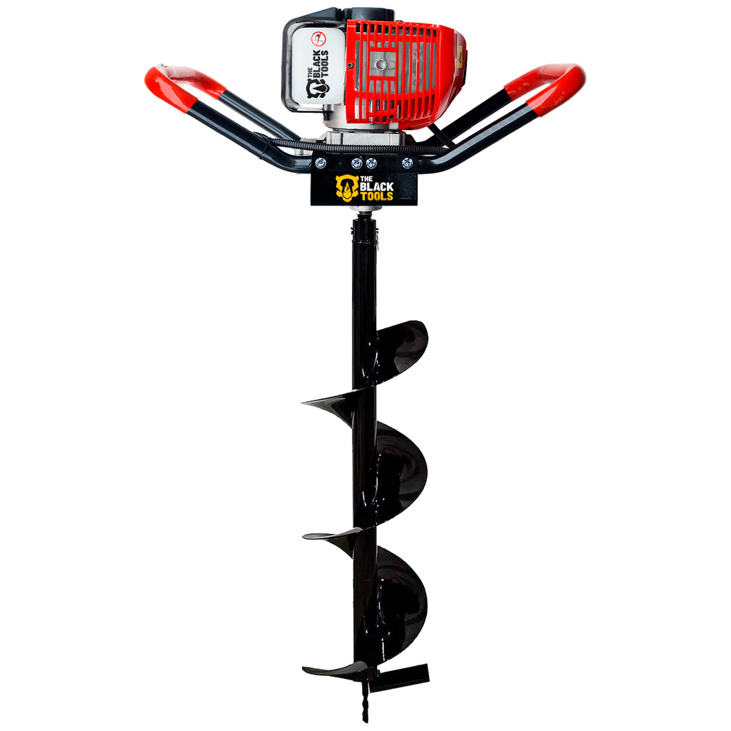 Perfurador De Solo Profissional A Gasolina 52cc Motor 2 Tempos Com Broca The Black Tools em Oferta na Shopee
