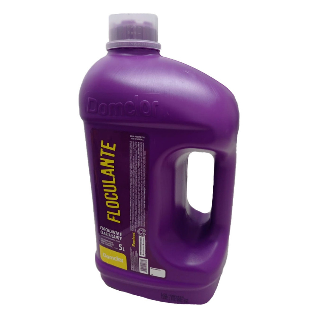 CLARIFICANTE DOMCLOR 5 LITROS DECANTADOR FLOCULANTE PARA PISCINAS em Oferta na Shopee