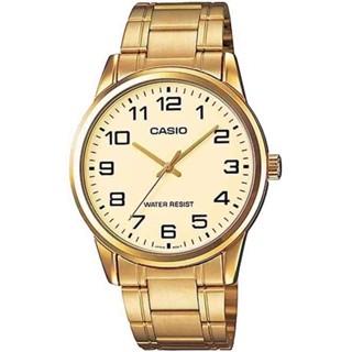 Relógio Dourado Masculino Casio MTP-V001G-9BUDF em Oferta na Shopee