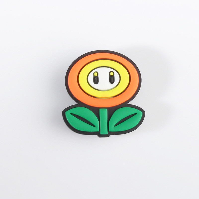 24 Super Mary PVC sapatos flor sapato fivela jóias diy acessórios decoração Cross-Border atacado novidade buraco sapatos