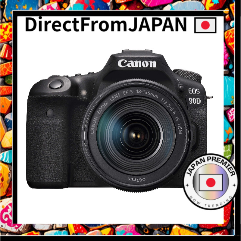 【a Melhor Câmera de Todos Os tempos!】Câmera Digital Dslr Canon Eos 90d Kit de Lente Ef-s18-135 Is Usm Eos90d18135isusmlk