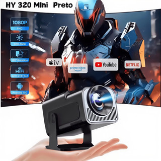 Atualizado Projetor Smart HY320 Android Full HD 1920x1080 Bluetooth Wi-fi em Oferta na Shopee