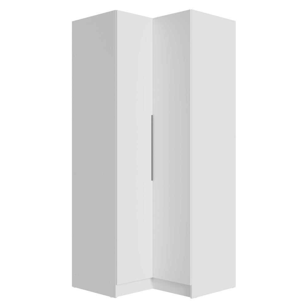 Guarda-Roupa Modulado de Canto 2 Portas Branco Neo Madesa