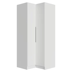 Guarda-Roupa Modulado de Canto 2 Portas Branco Neo Madesa