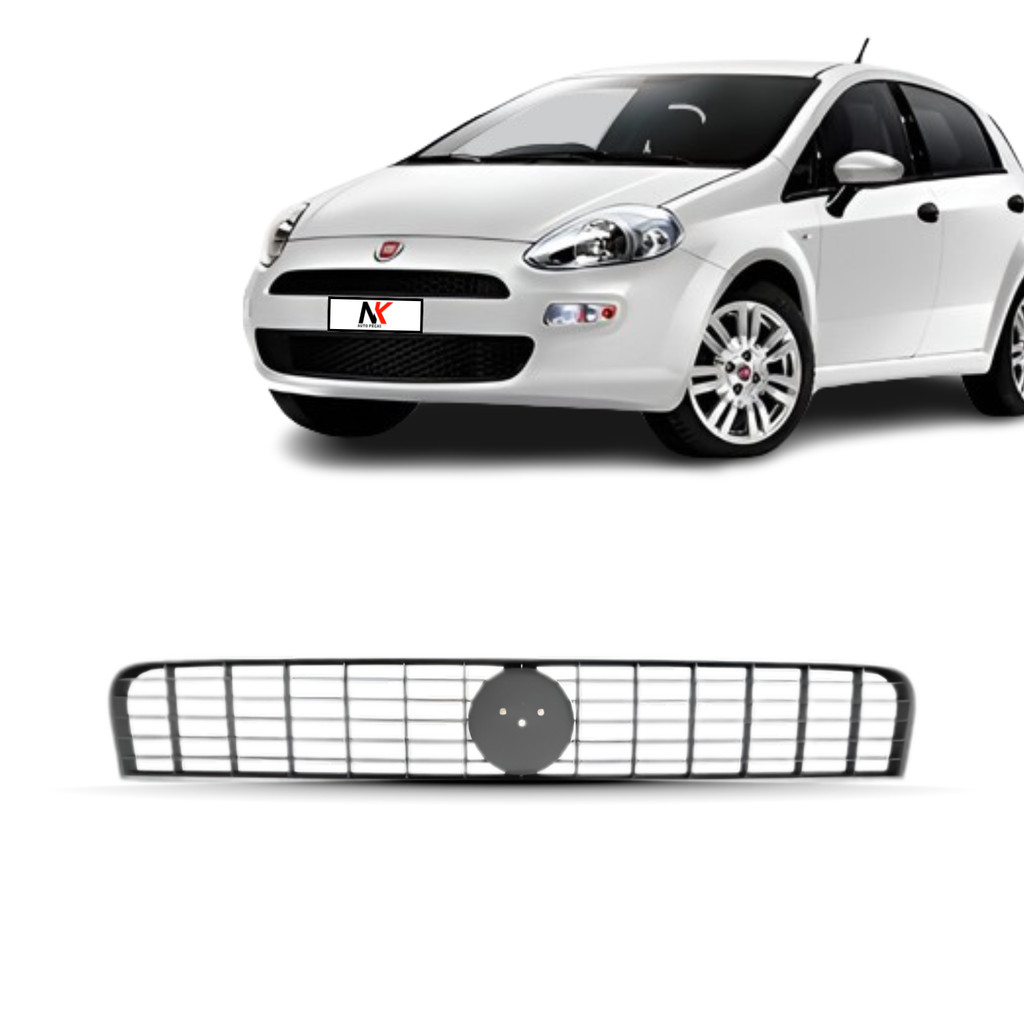 Grade Radiador Punto 2007 2008 2009 2010 2011 2012 Preto em Oferta na Shopee