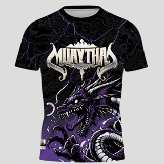 Camiseta Muay Thai Dragão Camisa Treino Esporte Tailandês Dry Fit Manga Curta em Oferta na Shopee