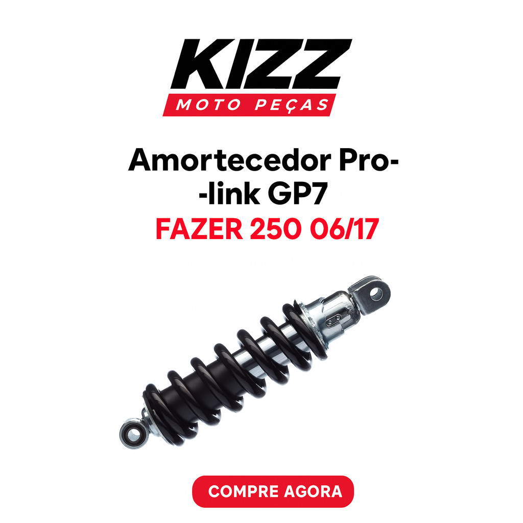 Amortecedor Pro-link Gp7 Fazer 250 06 a 17 Alto Desempenho em Oferta na Shopee