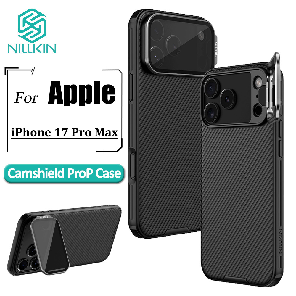 Nillkin CamShield ProP Caso De Telefone Para iPhone 17 Pro Max Flip Capa Câmera Suporte-Estilo Lente Protetora Traseira em Oferta na Shopee