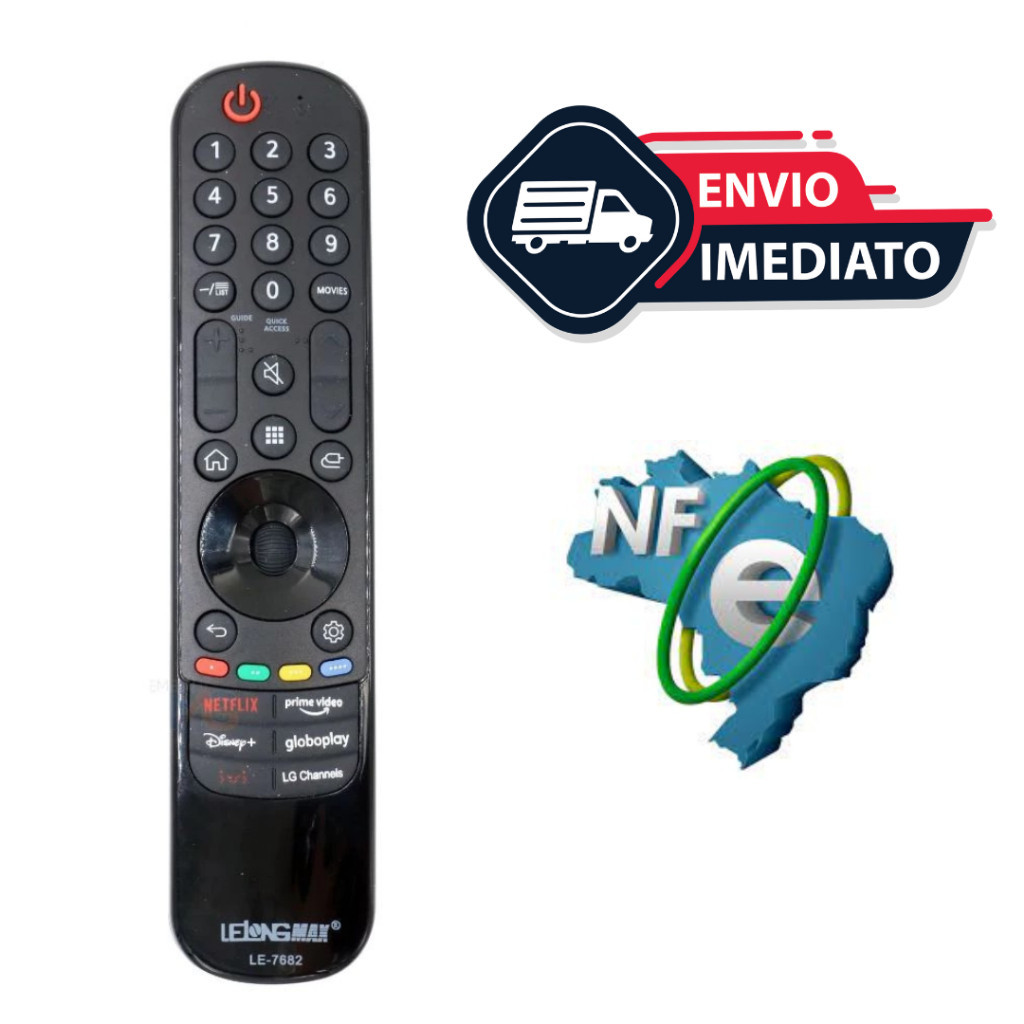 Controle Smart Magic Mr22gn TV LG 50nano75 Akb76040003 S/Voz e Mouse em Oferta na Shopee