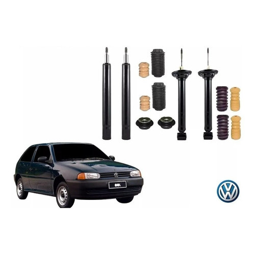 4 Amortecedor+ Kit Suspensão Gol Bola 1995 96 97 1998 1999 em Oferta na Shopee