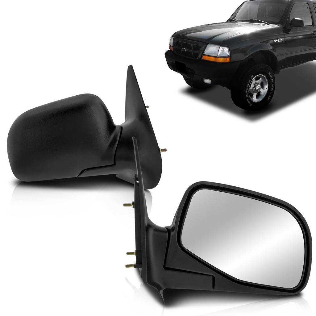 Retrovisor Ranger 98 99 2000 2001 2002 2003 2004 Controle Manual em Oferta na Shopee
