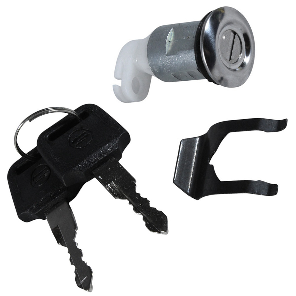 Trava da tampa carenagem lateral banco Biz 100 Biz 110 Biz 125 2006 a 2017 NX 400 Falcon CB 300F Twister 23/ com chave