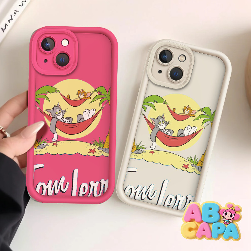 Capa Protetora De silicone Fofa Para Nascer Do Sol De Gato iPhone 7 8 11 12 13 14 15 16 XS XR PRO MAX PLUS