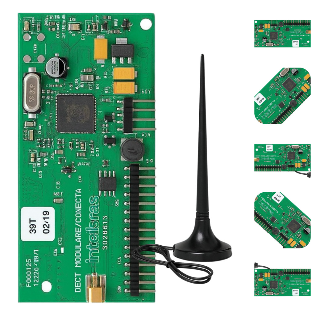 Placa Ramal DECT Intelbras 5RM Original Para Central PABX Conecta Mais e Modulare Mais Telefônica