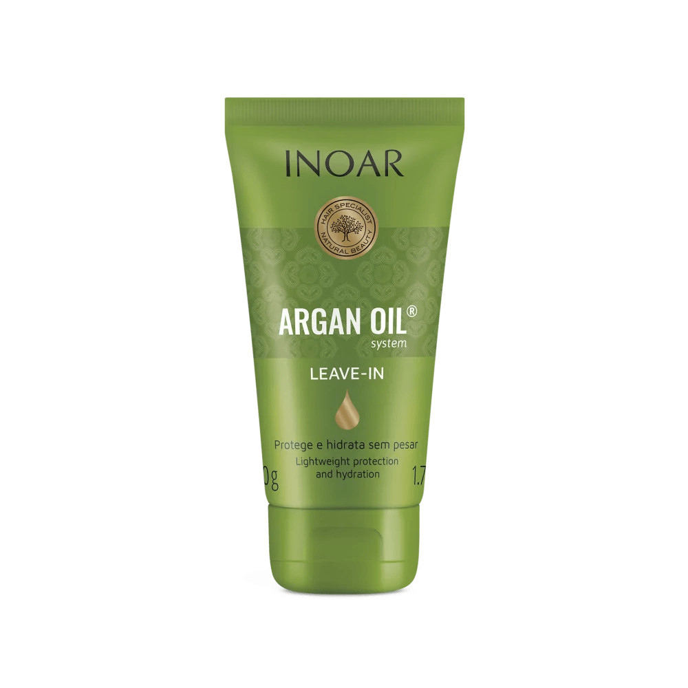 Leave-in Inoar Argan Oil System 50g em Oferta na Shopee