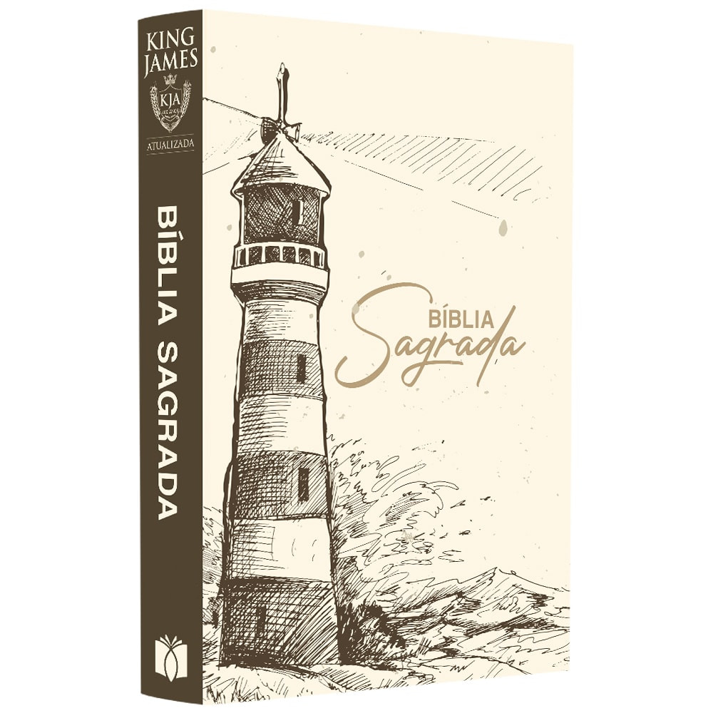 Bíblia Sagrada Farol Ilustrado | KJA | Letra Maior | Capa Dura em Oferta na Shopee