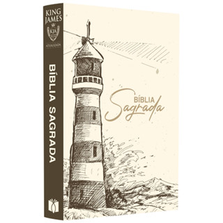 Bíblia Sagrada Farol Ilustrado | KJA | Letra Maior | Capa Dura em Oferta na Shopee