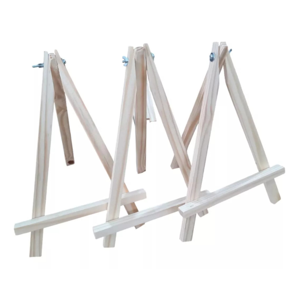 Cavaletes 25x39 Cm P/ Telas De Pinturas Lousas Escolar MDF