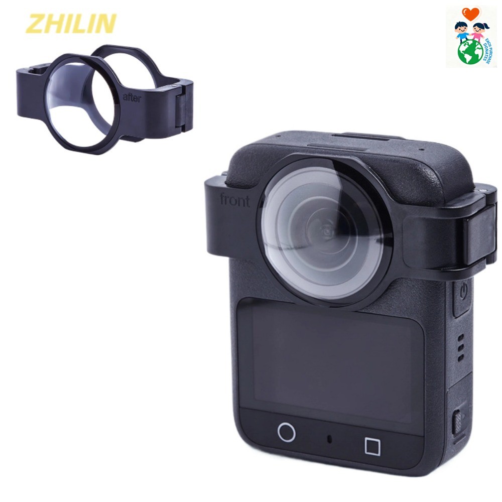 Adequado para DJI OSMO360 Snap-on lente protetor resistente a riscos vidro óptico panorâmico câmera protetor acessórios