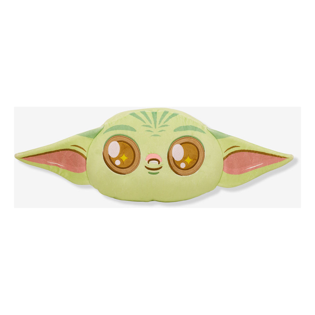 Almofada Huggy Baby Yoda Grogu Verde Toque de Seda Star Wars