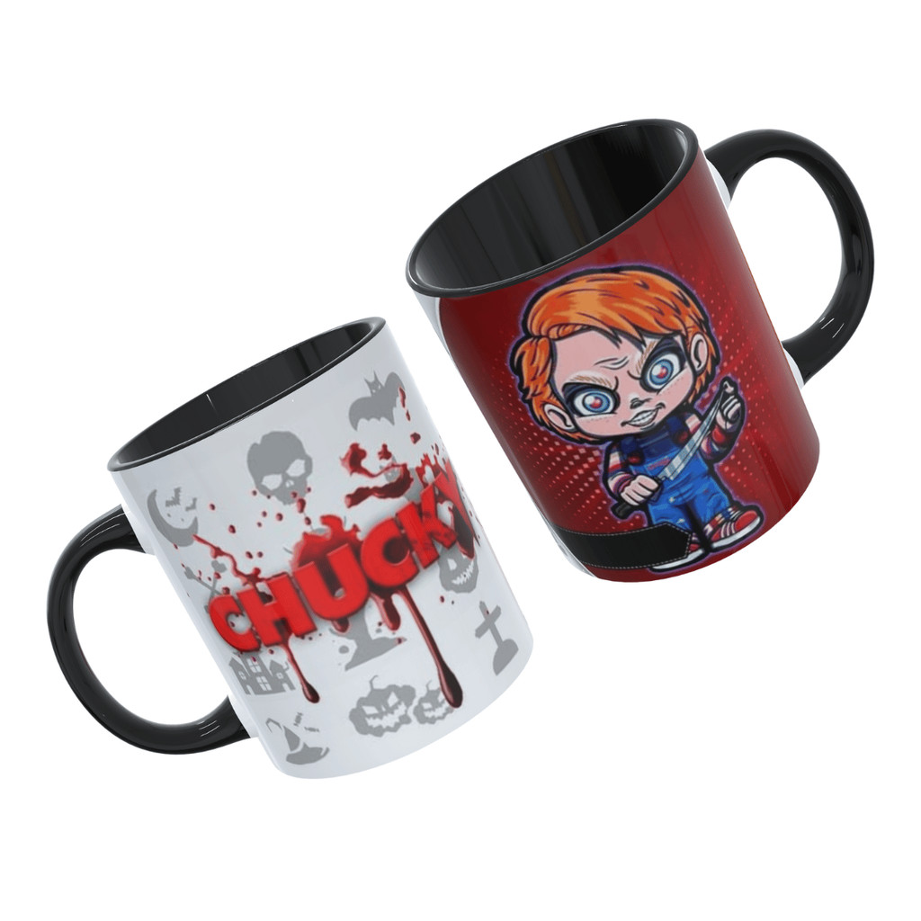 Caneca Terror Chucky Halloween Dia das Bruxas