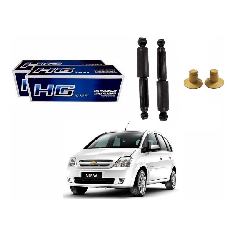 Kit Amortecedor Traseiro. Meriva 1.4 2008 A 2012