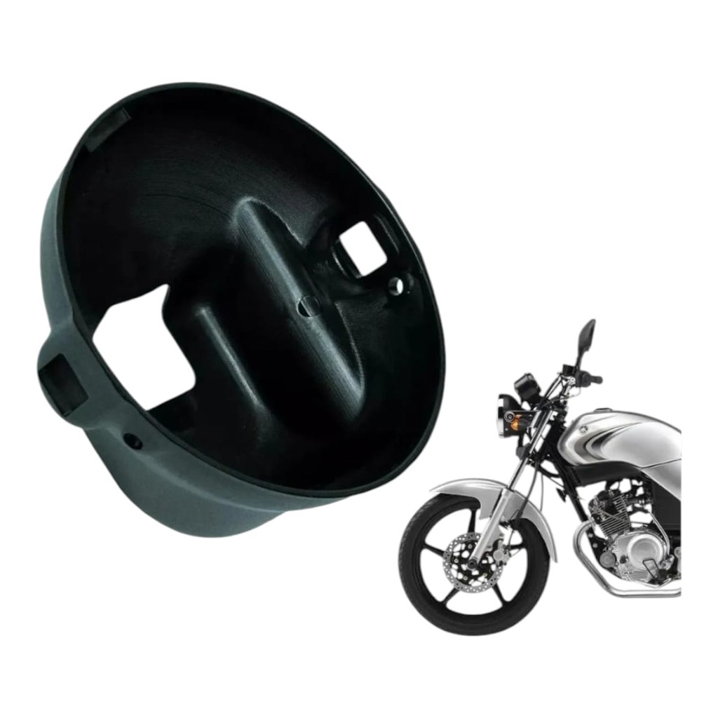 Carcaça Capa Farol Yamaha Ybr 125 2000 Até 2008 Factor 2009