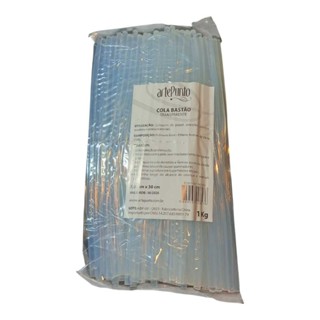 82 Bastões de Cola Quente fina  7,0mm  30 Centimetros transparente. em Oferta na Shopee